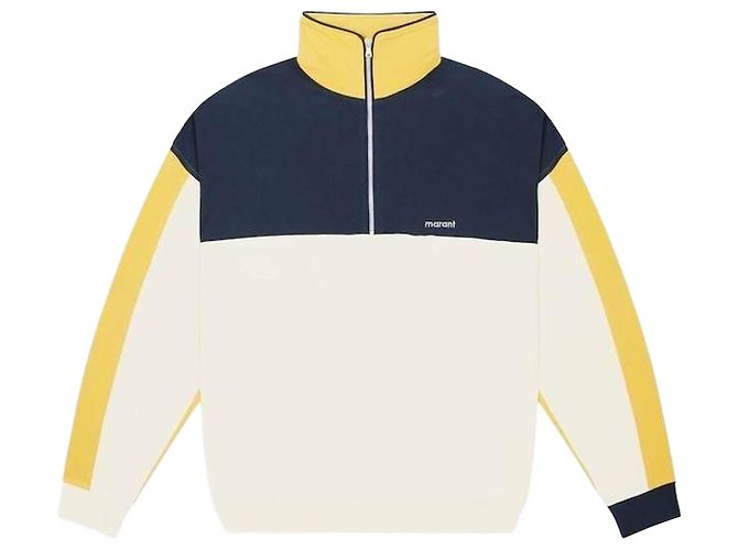 Isabel Marant Baumwoll-Sweatshirt Gelb