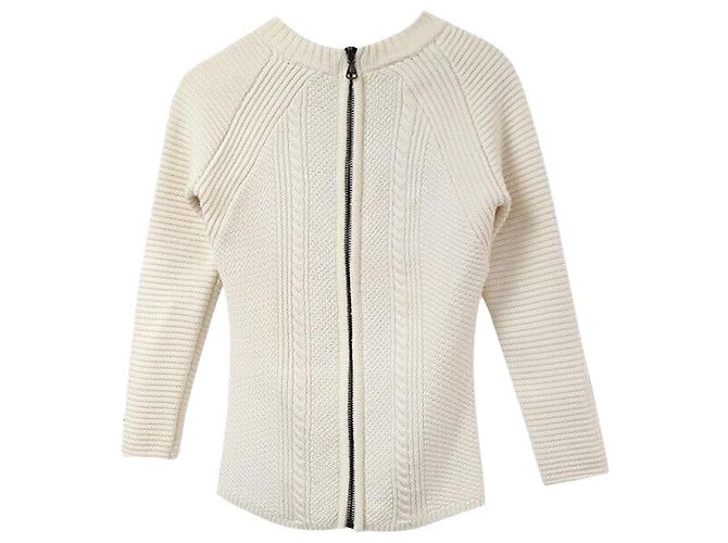 Balmain Piere Strickjacke Elfenbein