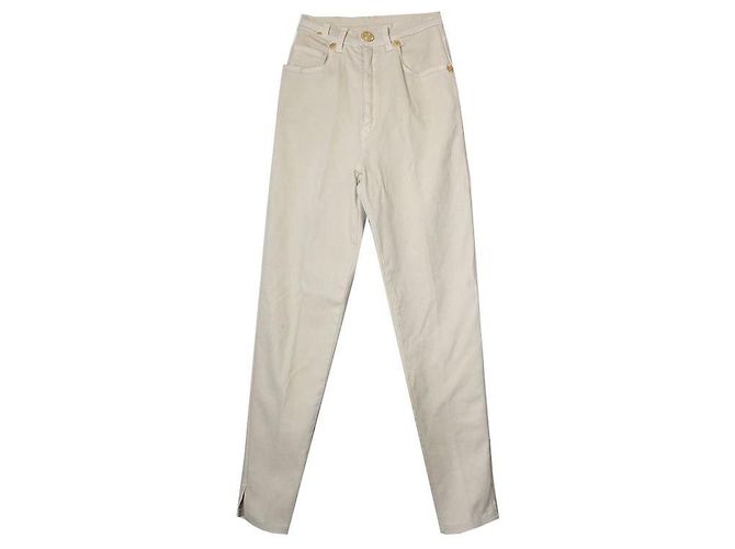 Moschino Vaqueros skinny beige Castaño