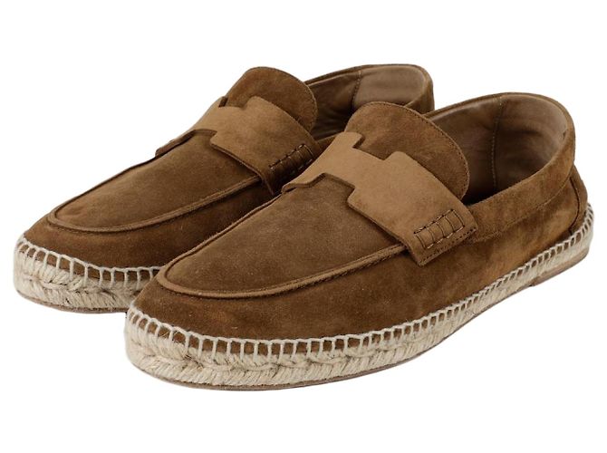 Hermès Espadrille Slipper Trip Größe Braun