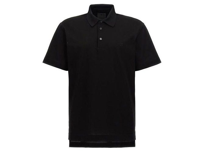 Givenchy Polohemd aus Baumwolle Schwarz 