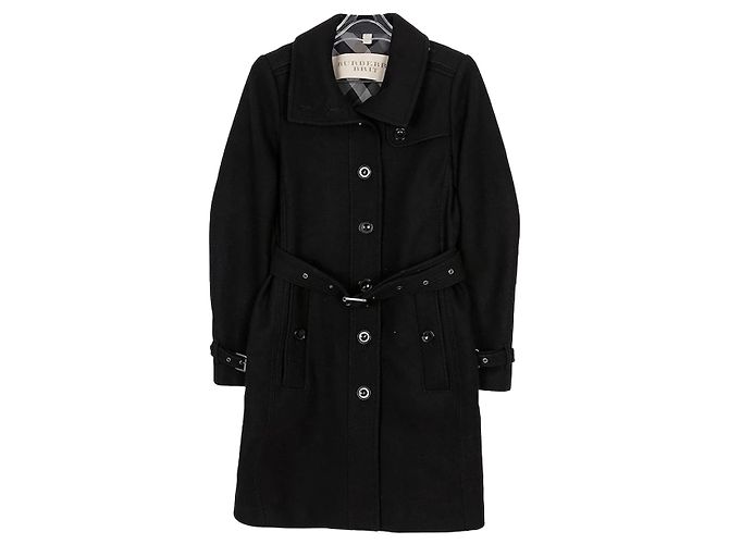 Burberry Rushfield Coat Size Black