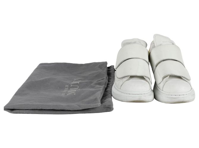 Alexander Mcqueen Baskets Velcro Oversize Blanc