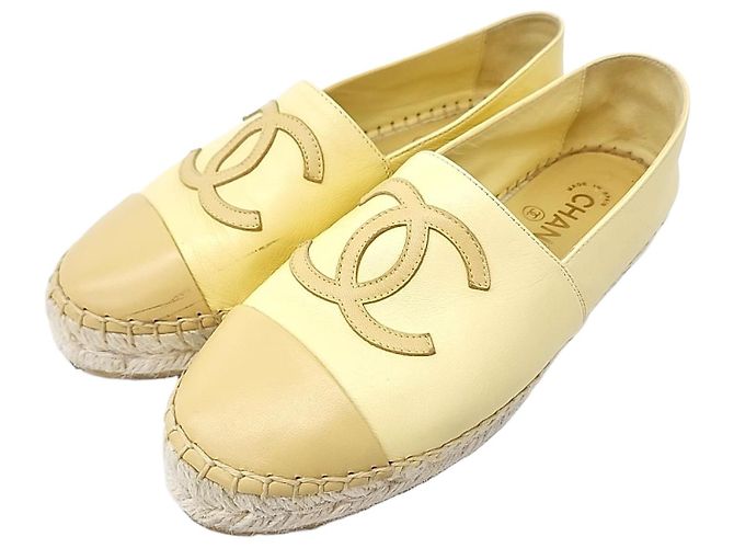 Espadrilles Chanel Amarillo