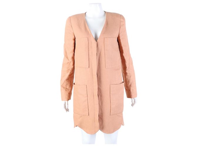 Chloé Chloe Linen Jacket Orange