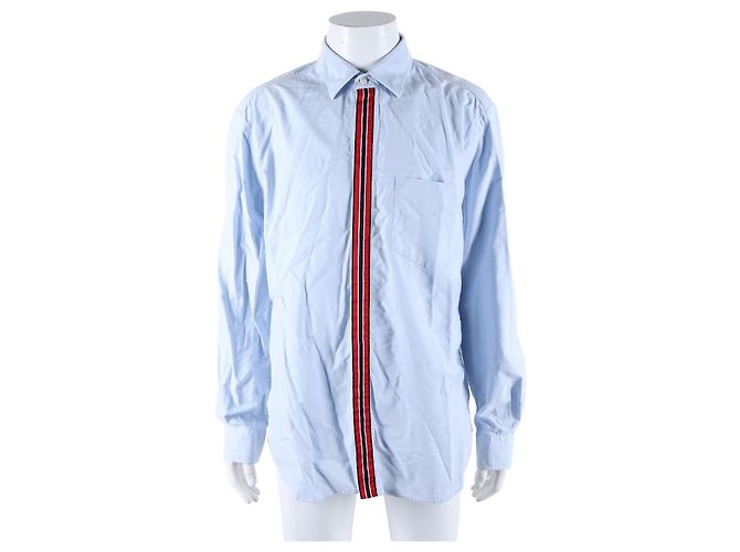 Chemise à manches longues Burberry Bleu