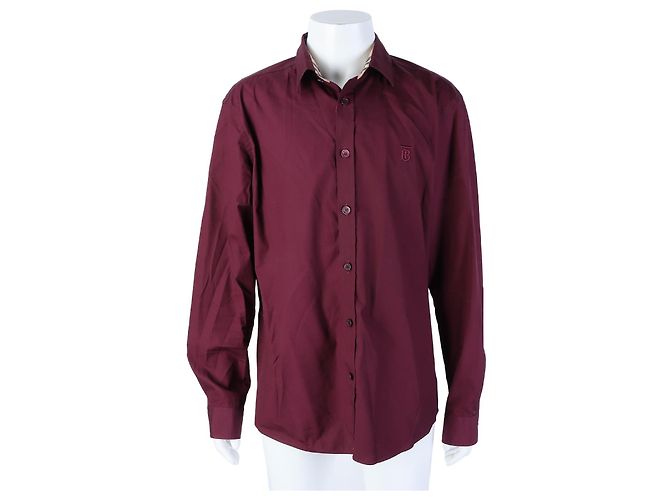 Burberry Hemd Rot