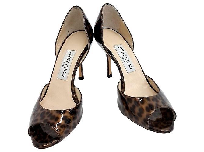 Jimmy Choo Tacchi aperti in vernice Multicolore