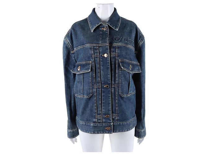 Louis Vuitton Denim Jacket Blue
