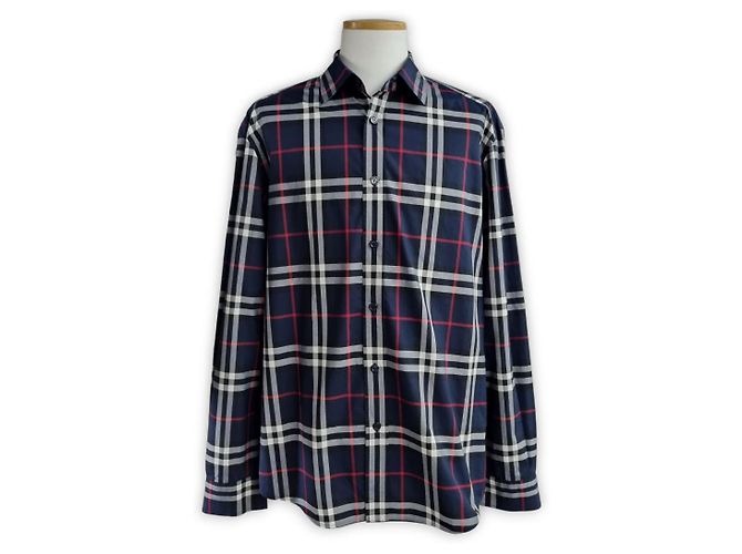 Burberry Langarmhemd Blau