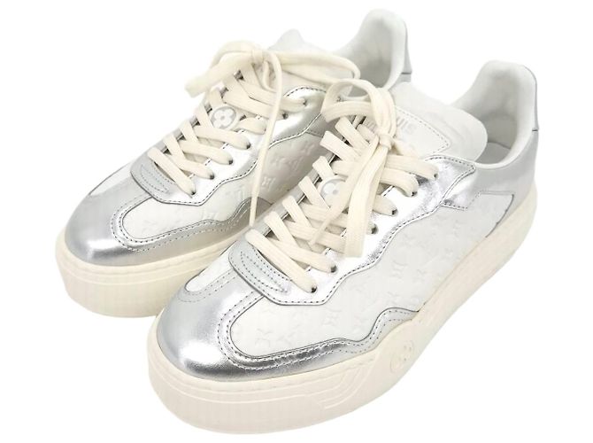 Louis Vuitton Tênis Plataforma Groovy LV Branco