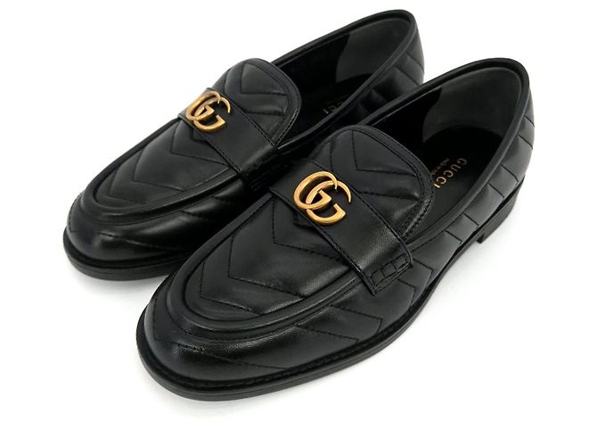 Gucci Mocassins Marmont Noir