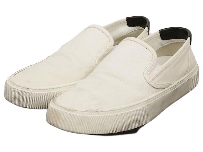 Saint Laurent Venice Slip-On White
