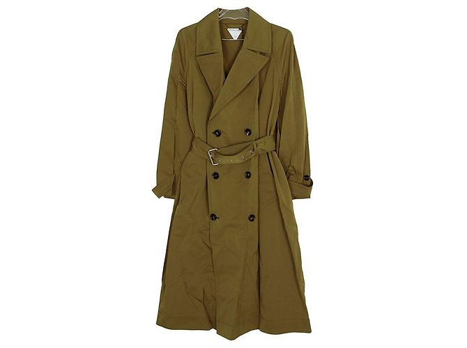 Bottega Veneta Tech Trenchcoat Größe Braun