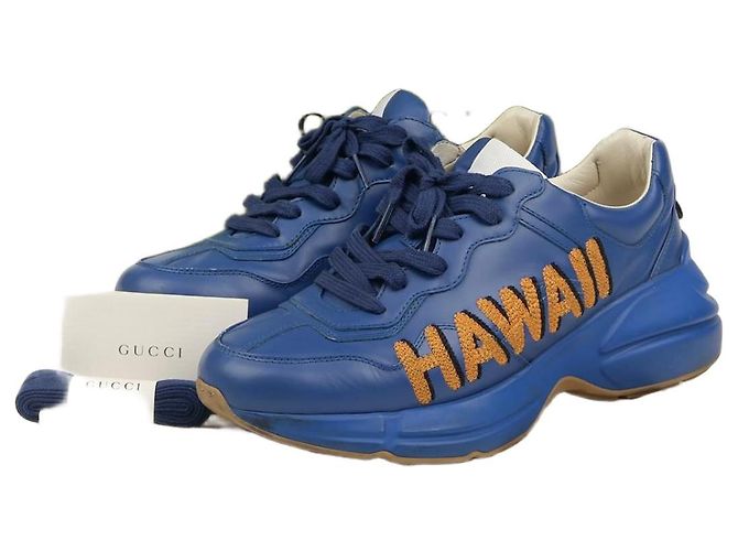 Gucci Sneakers Blue Raiton