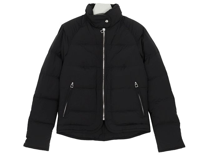 Hermès Extra Light Piumino Puffer Coat XS Black