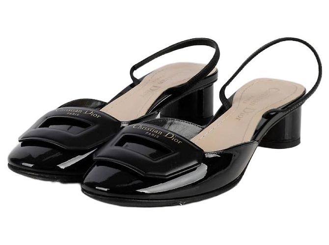 Dior Talon Slingback de Jour Taille Noir