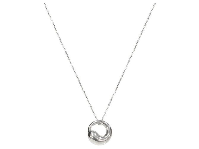 Tiffany & Co Colar de prata em forma de círculo