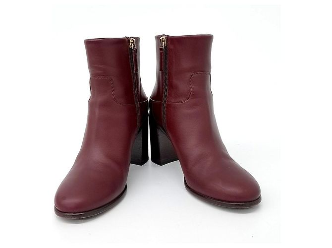 Botines Chanel Roja