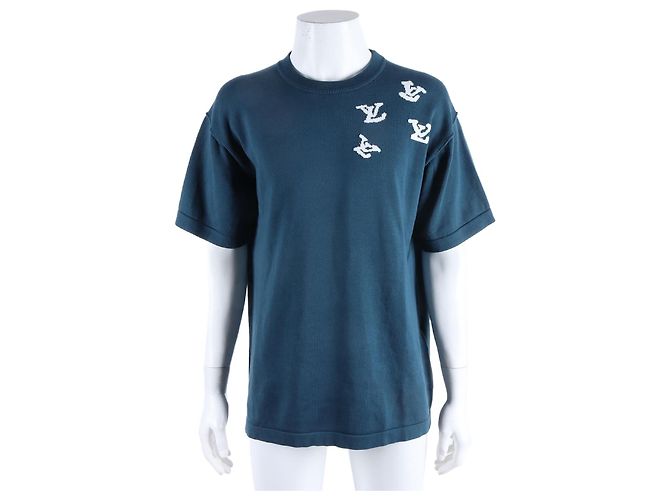 Louis Vuitton Knit Short Sleeve Blue
