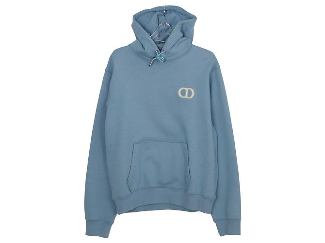 Dior Size CD Icon Hoodie Blau