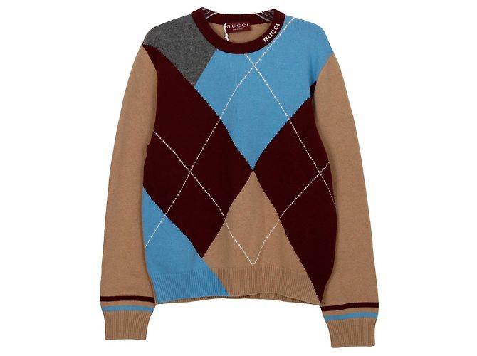 Gucci Size Argyle Pattern Knit Multiple colors