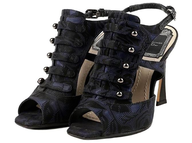 Dior Cage Sandals Size Blue