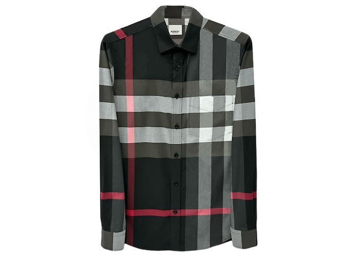 Burberry Camicia a quadri Nero 