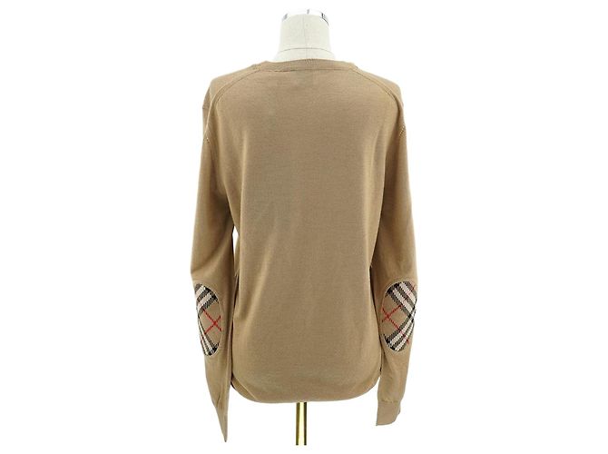 Burberry Wollpullover in Hellbraun BEMPTON 