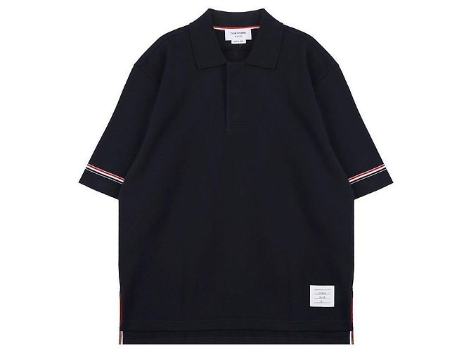 Thom Browne Polo da uomo Blu 