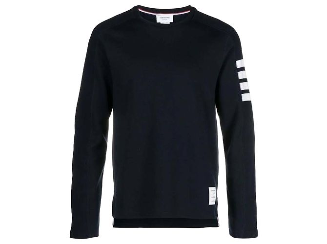 Thom Browne Langarm-T-Shirt aus Baumwolle