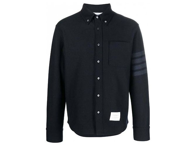 Thom Browne Chaqueta Camisa de Botón de Twill