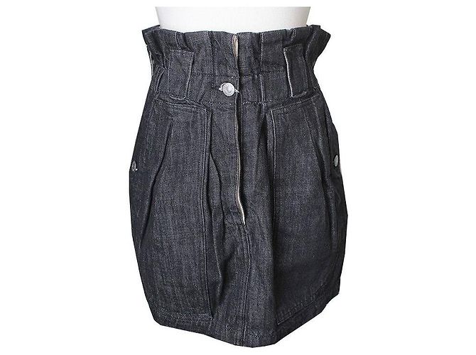 Schwarze Denim-Rock von Isabel Marant