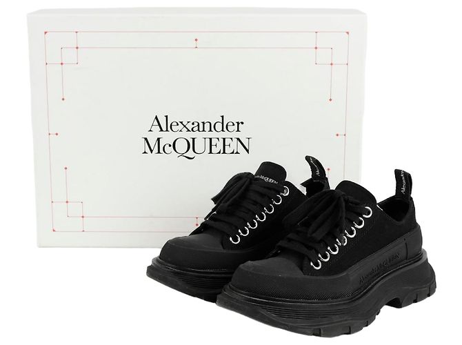 Alexander Mcqueen Baskets Tread Slick Taille Noir