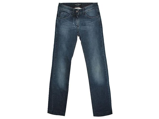 Dolce & Gabbana Calça jeans reta Dolce Gabbana Azul