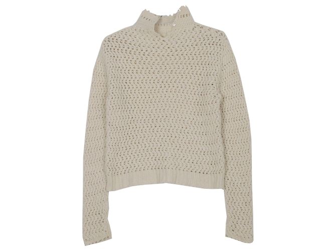 Dior Crochet Knit Größe Weiß 