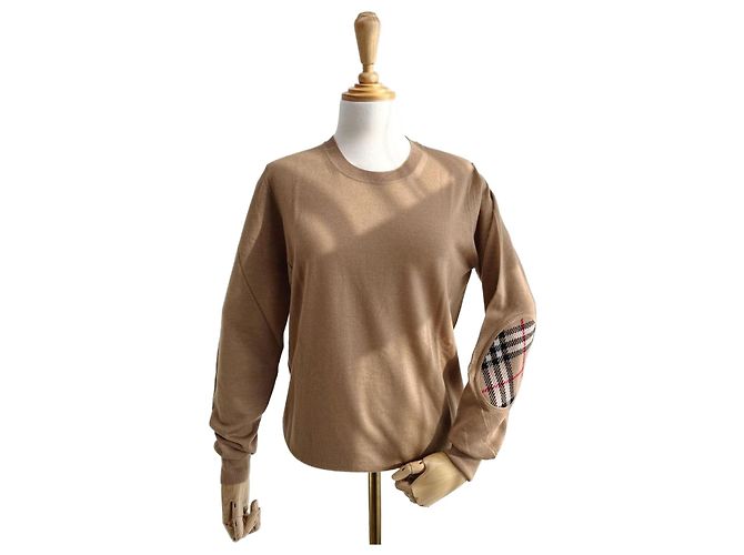 Burberry Wollstrickpullover Braun 