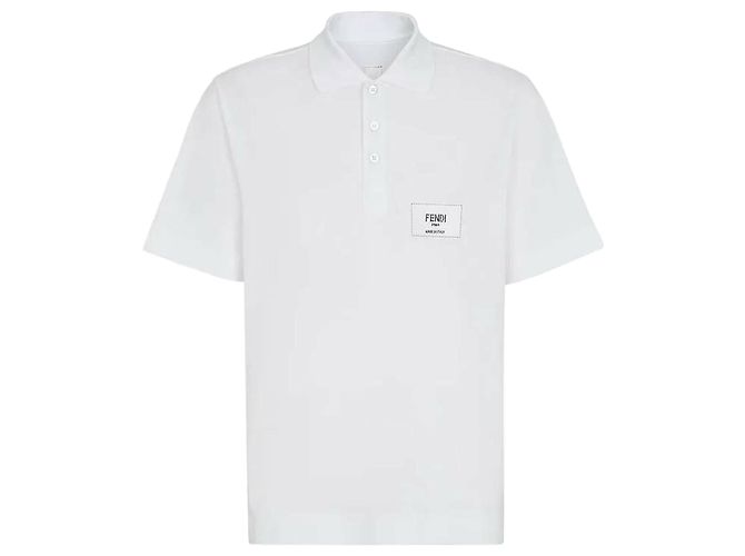 Fendi Polo de algodón