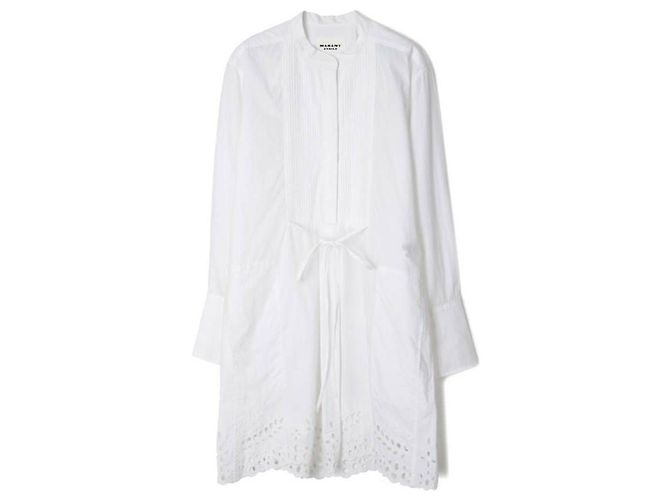 Isabel Marant Vestido de algodón Blanco 