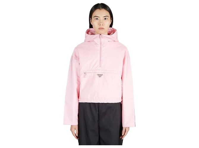 Prada Re-Nylon Bomberjacke Pink