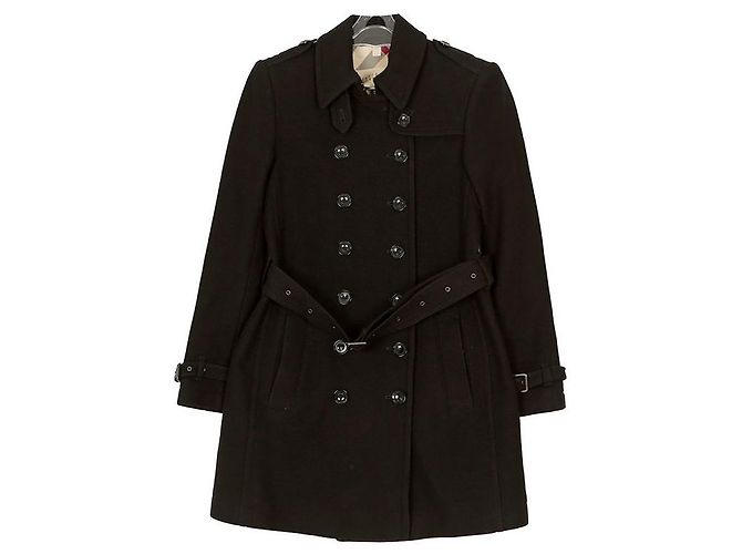 Burberry Brideline Coat Size Black