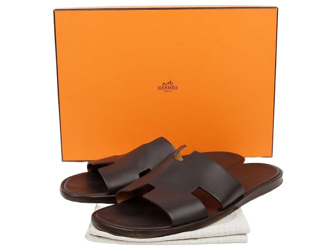 Hermès Izmir Sandalen Braun