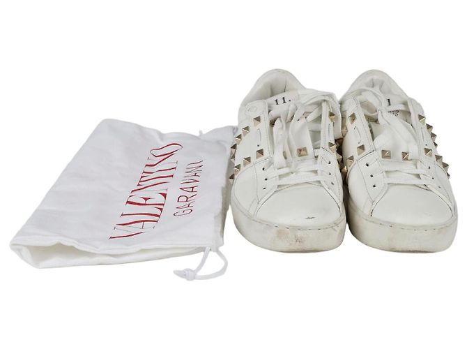 Valentino Baskets Rockstud Untitled Taille Blanc