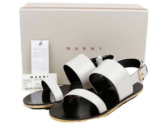 Marni Riemchen-Sandalen Größe Braun