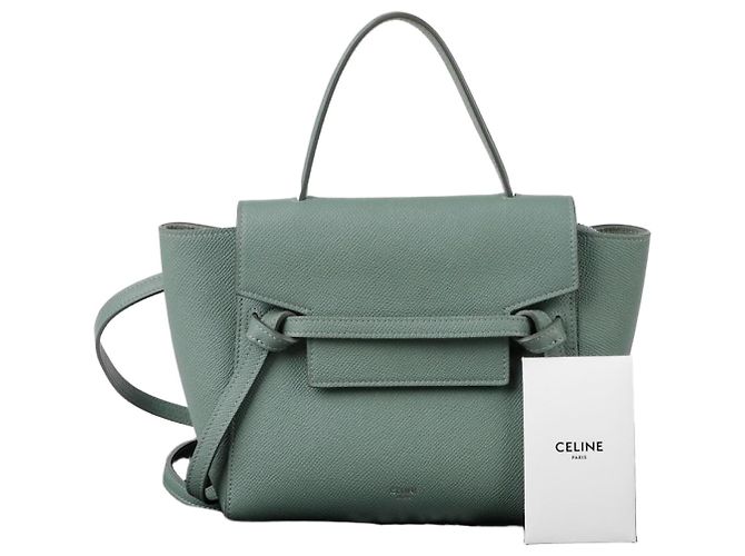Céline Sac à main Nano Tote Vert