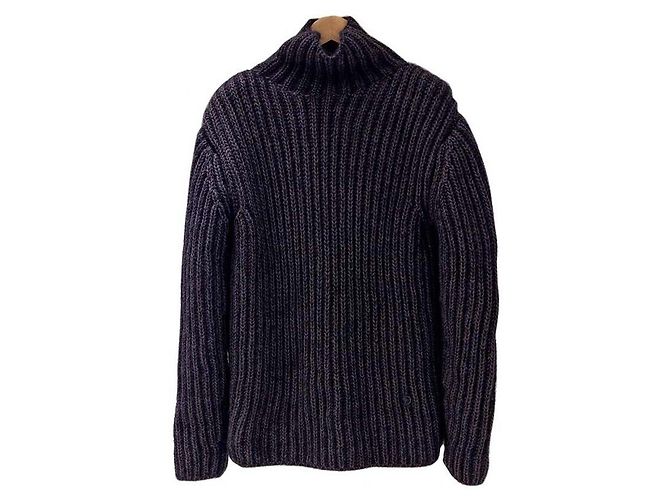 Dior Mohair-Strick Braun 