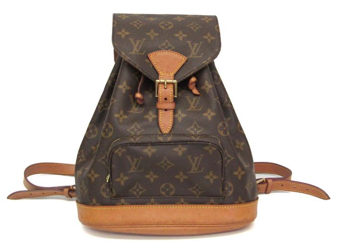 Mochila Montsouris MM M51136 en Monograma Louis Vuitton para mujeres Castaño