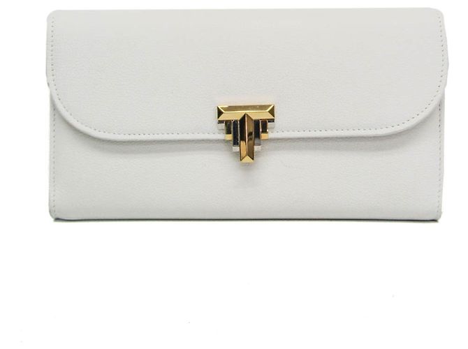 Tiffany & Co Tiffany Flap Continental Wallet White