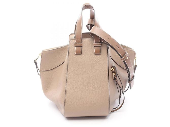 Loewe Hammock Bag - Small Handbag Brown Beige