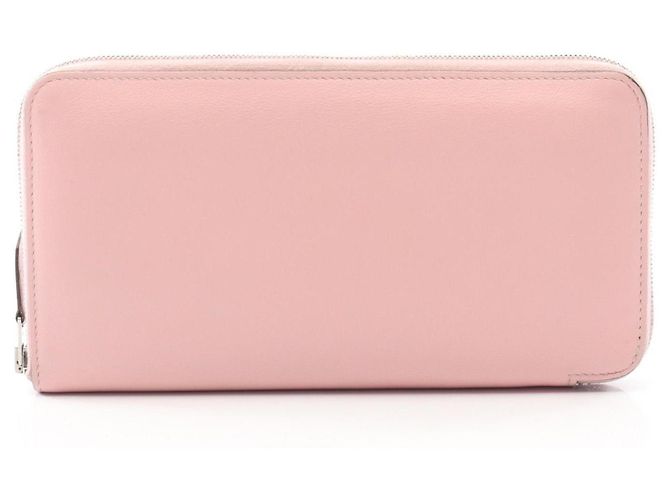 Hermès Azap Long Round Wallet Pink
